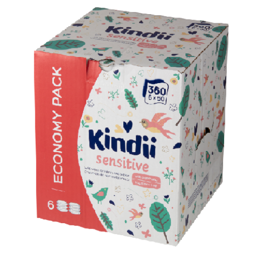 Kindii vlažne maramice 6x60kom