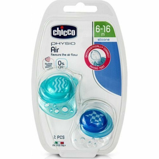 Varalica silikon 6-16m+2/1plava CHICCO