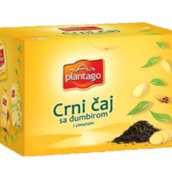 Plantago crni caj sa djumbirom i cimetom 40g
