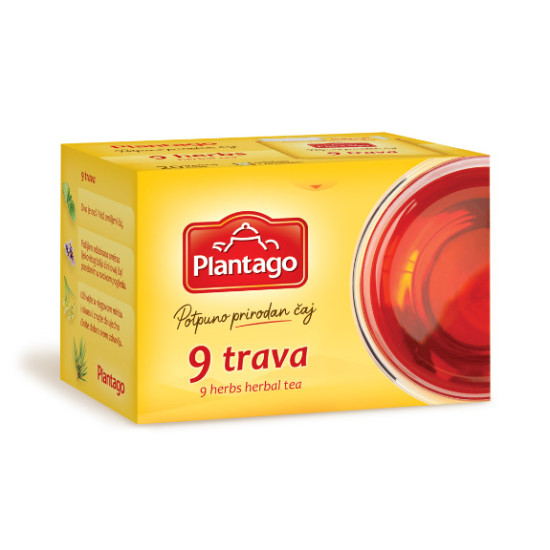 Plantago 9 trava caj 40g