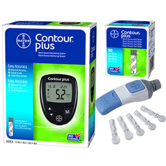 Contour plus set 50 bayer(aparat+50traka)