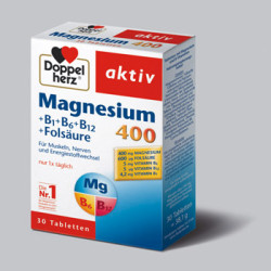 Doppelherz Magnezijum 400 + Kalijum