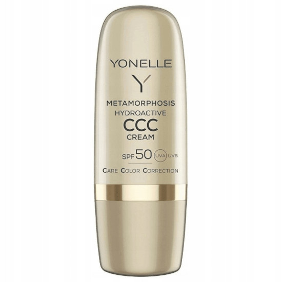 YONELLE Metamorphosis Hidroactive CCC krema SPF 50  3 Gold Tan 30 ml