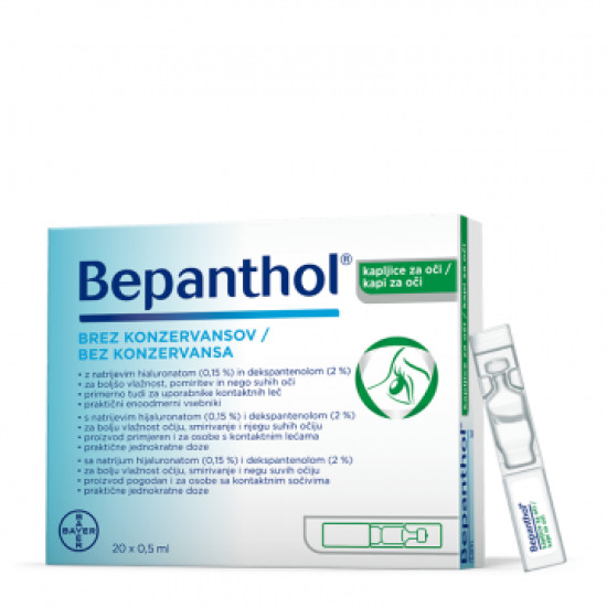 Bepantol edrops 20x0,5ml