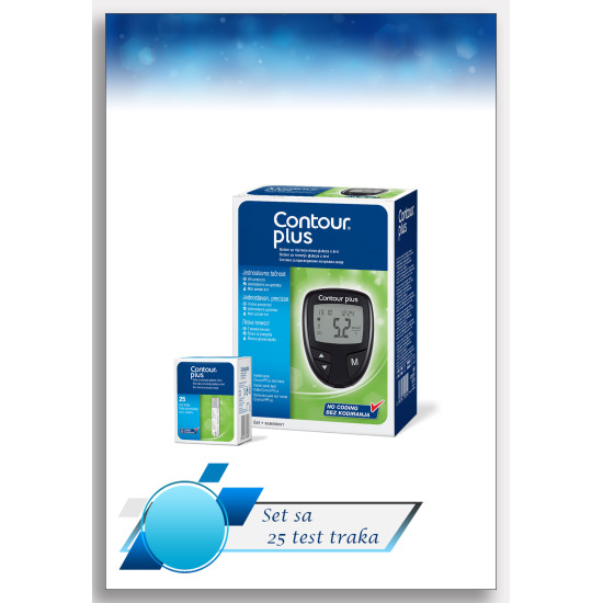 Contour Plus set 25 ( aparat + 25 traka)