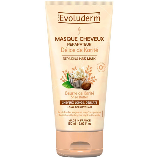 EVOLUDERM - Delice de karite, obnavljajuća maska ​​za kosu - 150ml