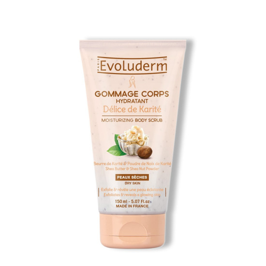 EVOLUDERM - Hidratantni piling za tijelo  Delice de karite 150 ml