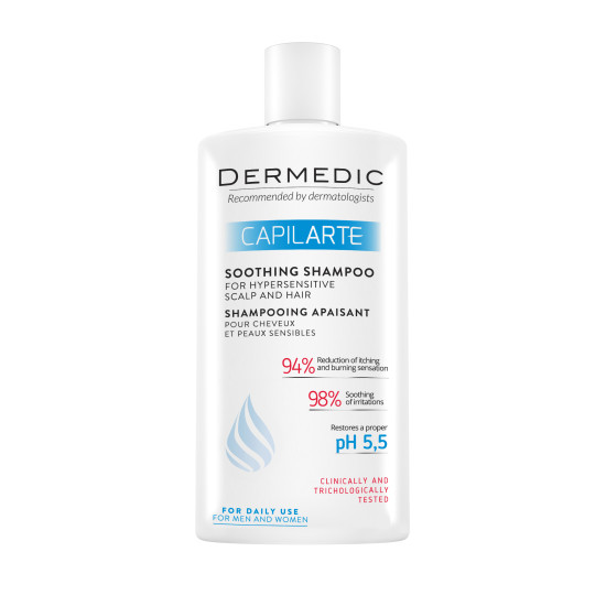 CAPILARTE Umirujući šampon za osjetljivo i nadraženo vlasište 300ml
