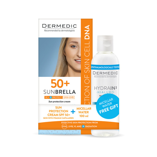 SUNBRELLA Krema za sunčanje SPF 50+ za kožu sa krhkim kapilarima 50 ml