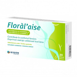 Floral aise(lactobacili+vitamini A), 20kaps