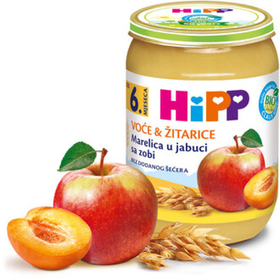 Hipp Marelica u jabuci sa zobi