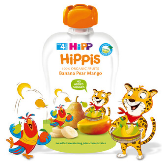 Hipp Voce u tubi Banana, kruska, mango