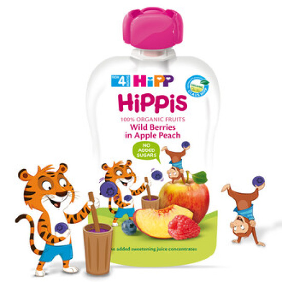 Hipp Voce u tubi Sumsko voce, jabuka, breskva