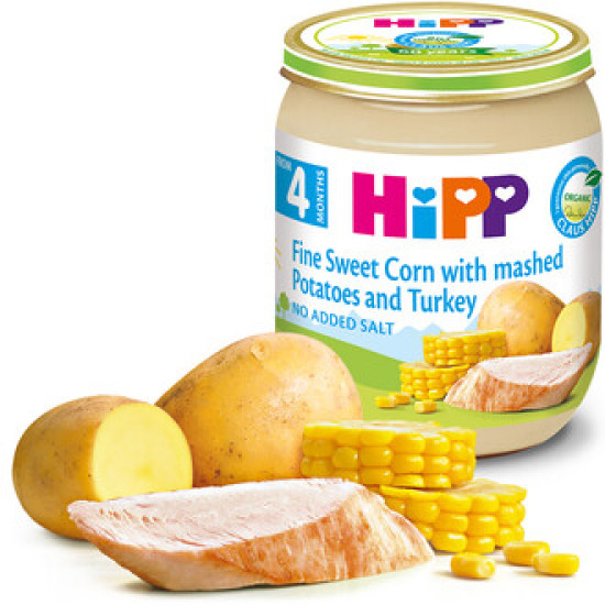 Hipp ćuretina kukuruz šećerac I pire od krompira