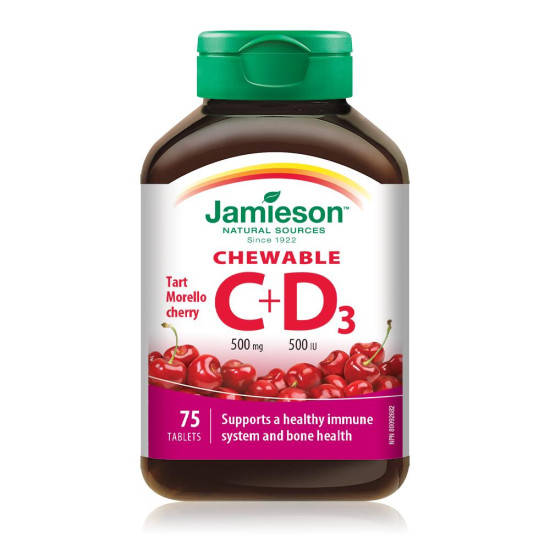 Jamieson C+D (500mg+500IJ) 75tbl 
