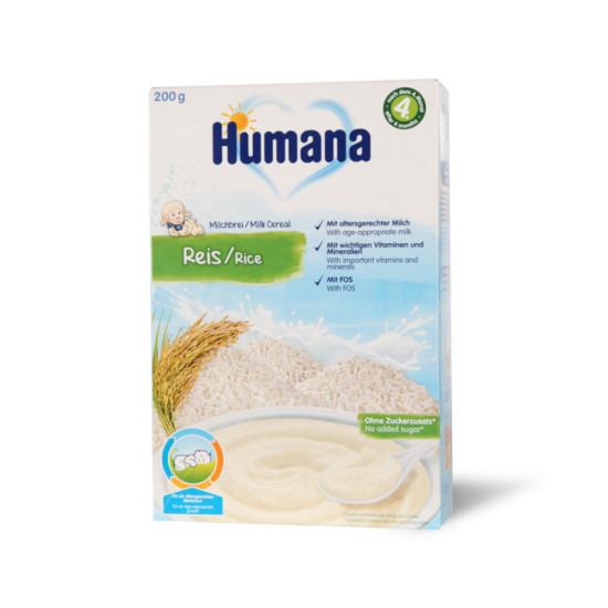 Humana reis-pirinac mlijecna kasica 4+m 200mg