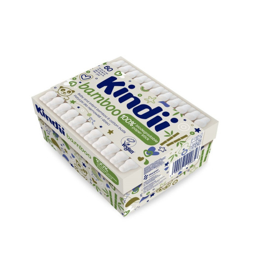 Kindii Pamučni štapići za bebe 60kom