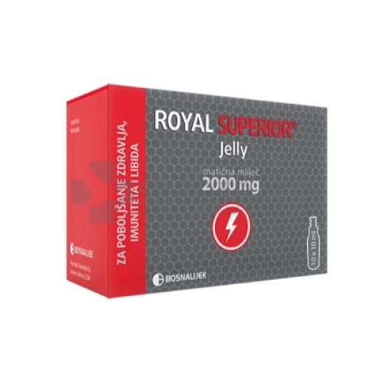 Royal superior jelly 10x10ml/2000mg,mt mlijec
