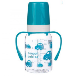 Flasica za bebe 120ml,3mj+sa ruckom