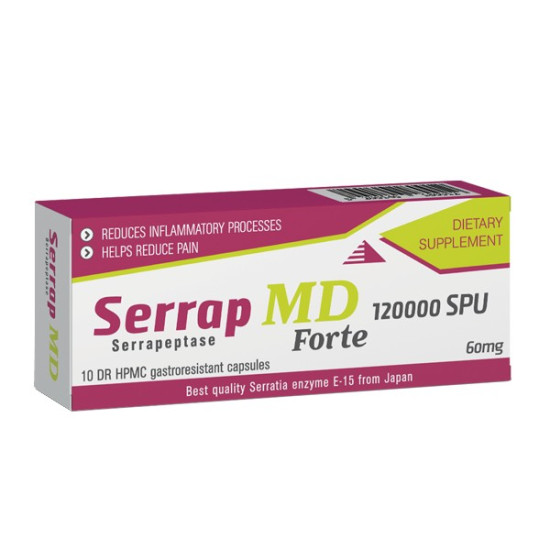 Serrap MD Forte tbl 10x120000i.j.