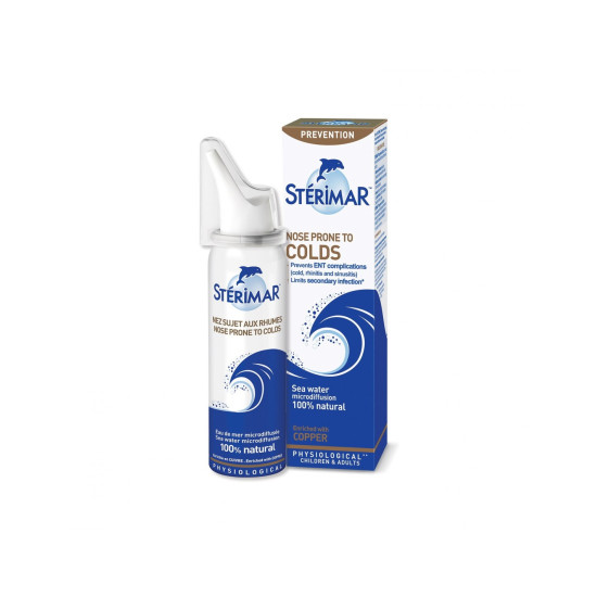 Sterimar Cu izotonična otopina morske vode obogaćena solima bakra