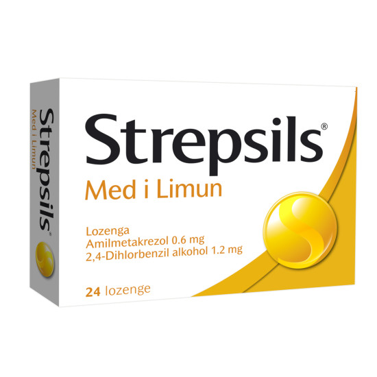 Strepsils med/limun