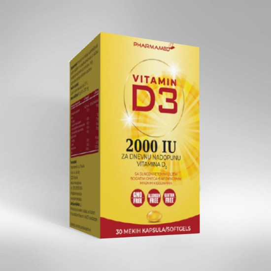 PHM vitamin D3 2000 Iu A30